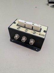 Vintage ElectricordTV CATV Coax Coaxial 3 Channel Input Selector Metal Mountable