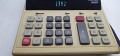 Vintage Citizen printing electronic calculator 200DP 240v AC Malaysia