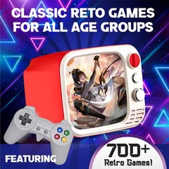 Streetstylezwear Tiny Arcade Tv 3.5 Mini – Two Player Playable Tv W/ Real