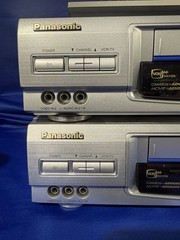 Panasonic PV-V4621 VCR with Remote – Lot of 2 – Both Played Tape