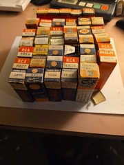 Lot of 40 GE Rca Philco Sylvania Raythoeon WESTINGHOUSE Vacuum TUBES