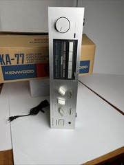 Vintage KENWOOD KA-77 Integrated Stereo Amplifier Original Box WORKS SEE VIDEO!