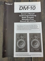 Roland DM-10 Digital Stereo Micro Monitor Owner’s Manual