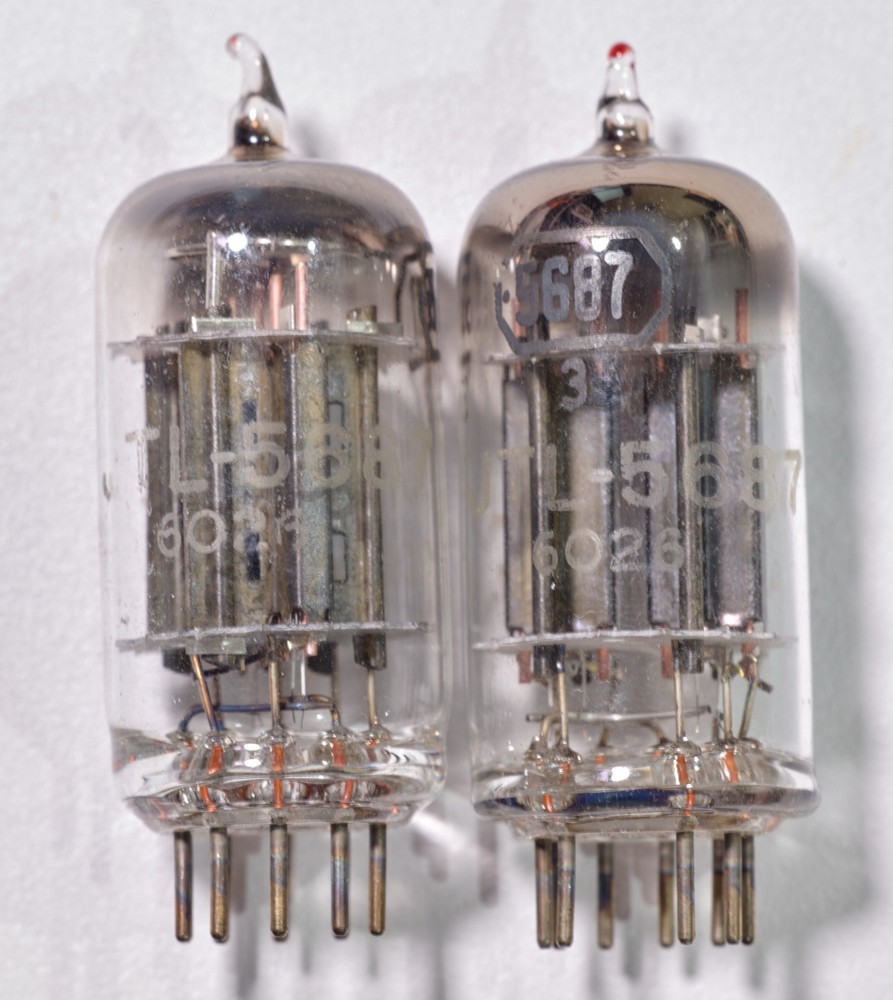 1960 Tung Sol JTL-5687 Closely Matched Tubes, #2