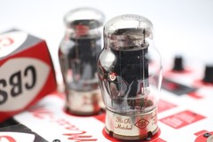 CBS Hi-Fi Matched 6550 Power Tubes – Original CBS Boxes Triple getter match code