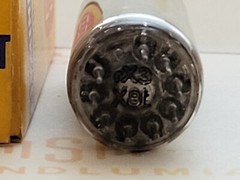 1x Philips Miniwatt EL84 6BQ5 D-getter – Sittard, NL 1958 rX3 – Bottom Codes