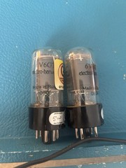 Grove Tubes 6v6 GTA Vacuum Tube Matched Set of 2 Made In Russia