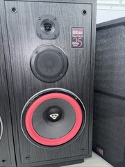 Cerwin Vega RE25 Speakers New Foam & Coil Alignment OEM Woofers-Fair Condition