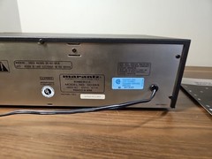 Vintage Marantz Stereo Cassette Deck SD-255 Component Dual RCA Dolby Dubbing