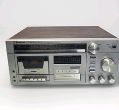 Rare Emerson 6000R Stereo Receiver Cassette 8 Track Player Radio Tested Working