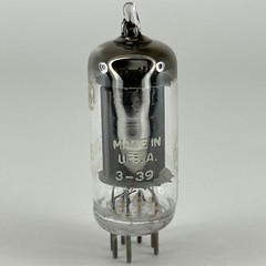 (1) Tested RCA JRC 6AK6 Tube Date Code 3-39 RCA 6AK6 Power Amplifier Pentode