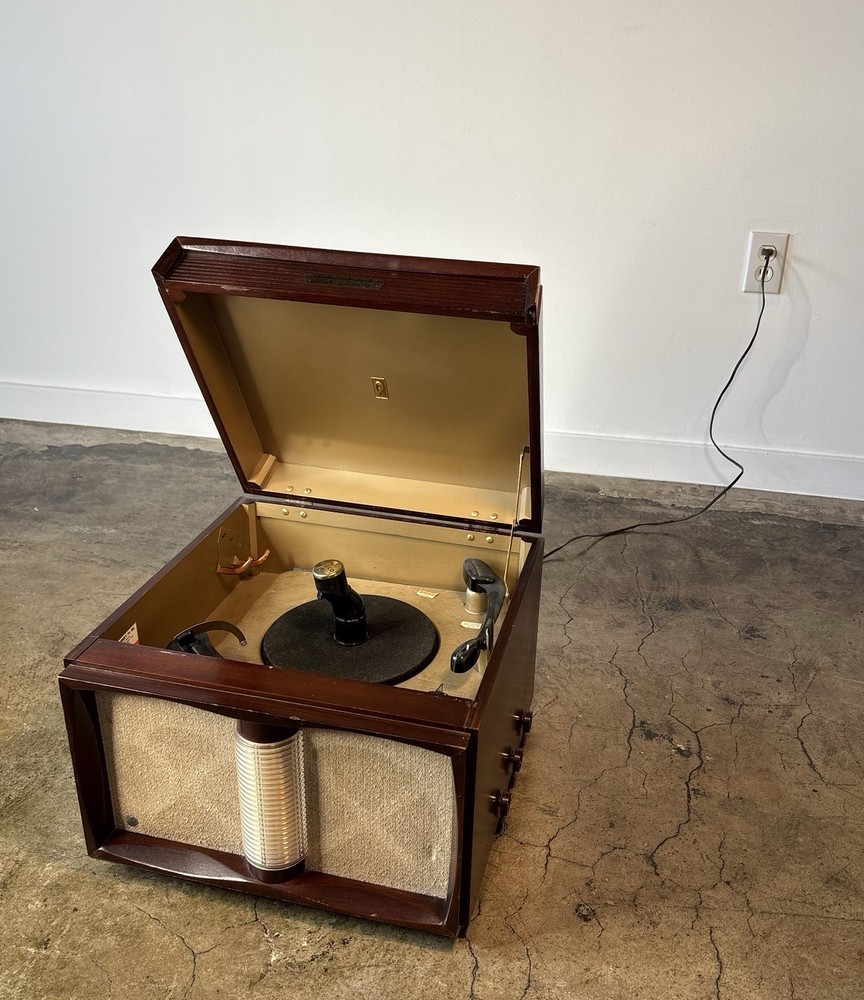 VINTAGE PHILCO 1945-55 PHONOGRAPH Record Player *TESTED WORKS*