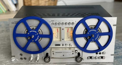 7 Inch Metal Reels Aluminum Pair For Pioneer Reel To Reel Deck RT-707 Blue