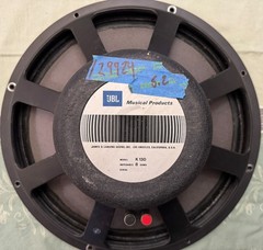 VINTAGE 1970’s JBL ALNICO K130-8 15″ 8 OHMS SPEAKERS (3)