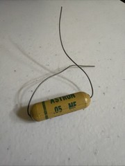 Vintage Astron .05 MFD 200V Paper Capacitor NOS Tube Amp Radio Guitar USA