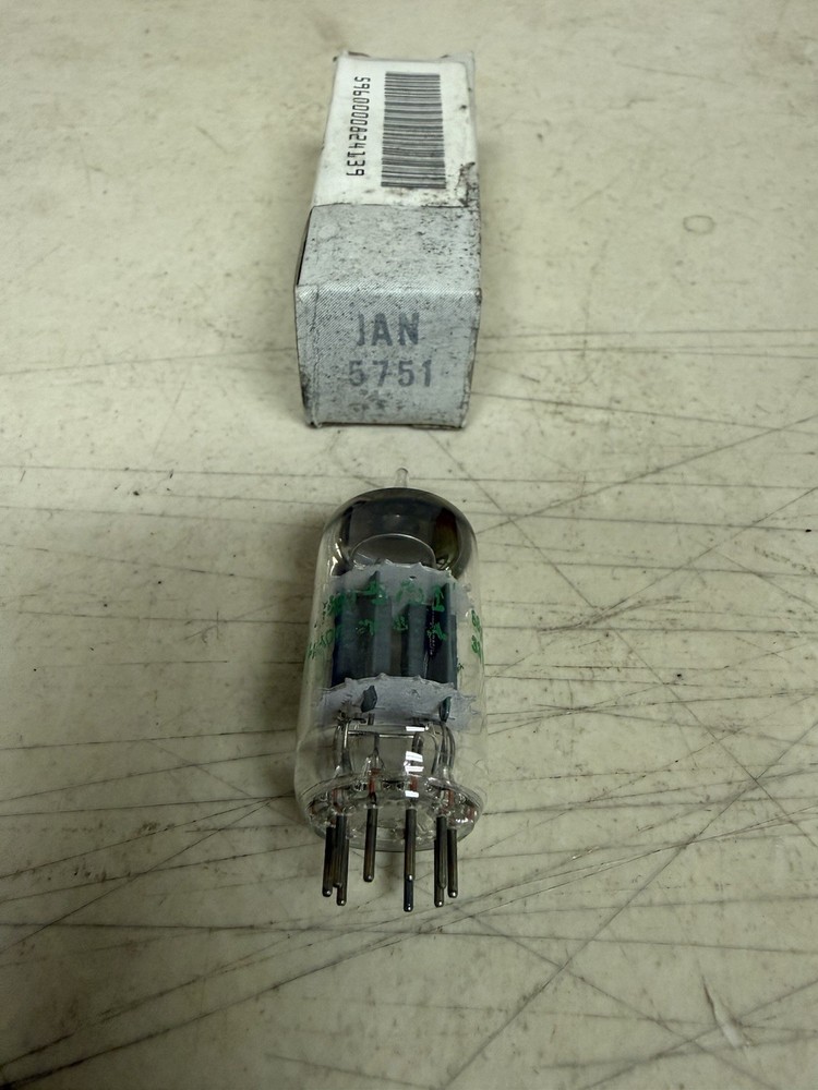 GE General Electric JAN 5751 Vacuum tube NOS Military