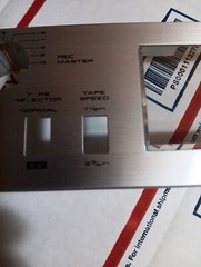 For Akai GX-77 Lower Control Faceplate Panel Used