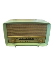 Coronado 1949 Retro Mint Green Urea Plastic Analogue Dial Radio For Parts Decor