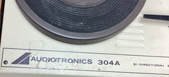 Audiotronics 304A portable 4-speed record player/turntable: