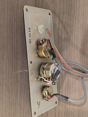 VINTAGE 1995 Klipsch SW-12 CONTROL PLATE ONLY