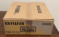 Aiwa PX-E860 Turntable SemiAuto BeltDrive Manual Operation Vintage New Old Stock