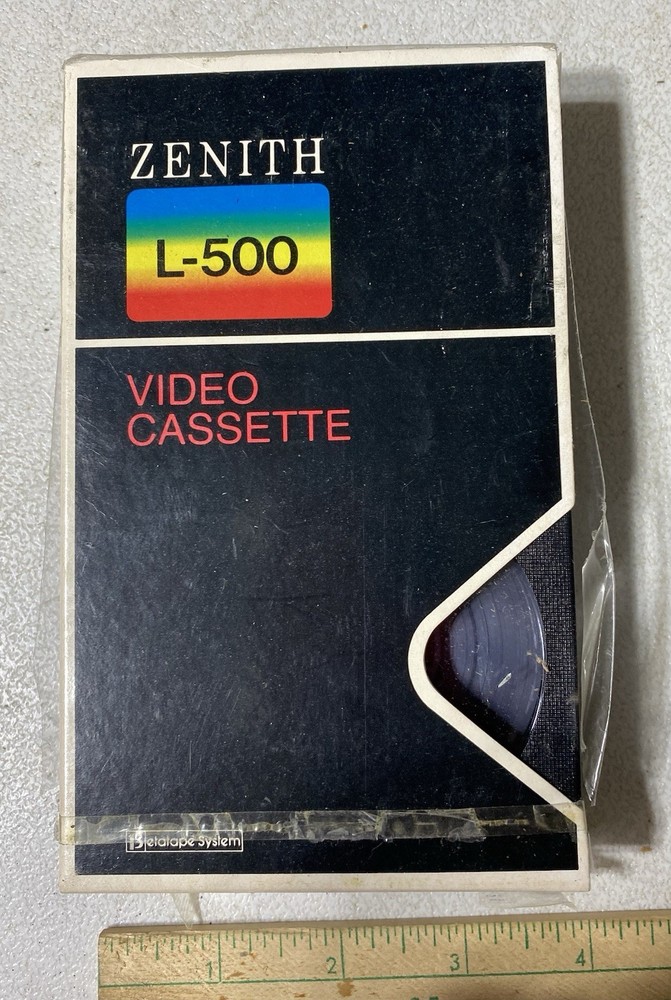 Zenith L-500 Blank Betamax / Beta Video Tape, Unused