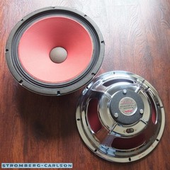 vintage pair Stromberg-Carlson 12″ woofers from RS-404 speakers, USA 1959—superb