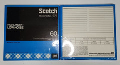 (2 Ct) Vintage Scotch Recording Tape Highlander Low Noise 1200 ft 3M sealed