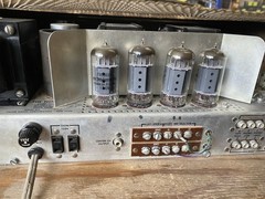 Vintage Fisher 400 Tube Stereo Receiver New Power Tubes
