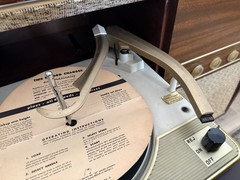🍊Vintage 1950s/60s MCM Decca ‘The Riverside’ Hi-Fonic Record Player Console!