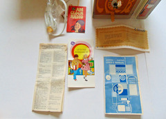 RARE GE C3300 WHITE CLOCK AM RADIO ALARM VINTAGE NEW? PETER MAX STYLE 1971 MIB