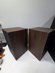 BIC Venturi Formula 2 Speakers Pair Vintage 1970s 8″ Woofer Walnut USA Tested