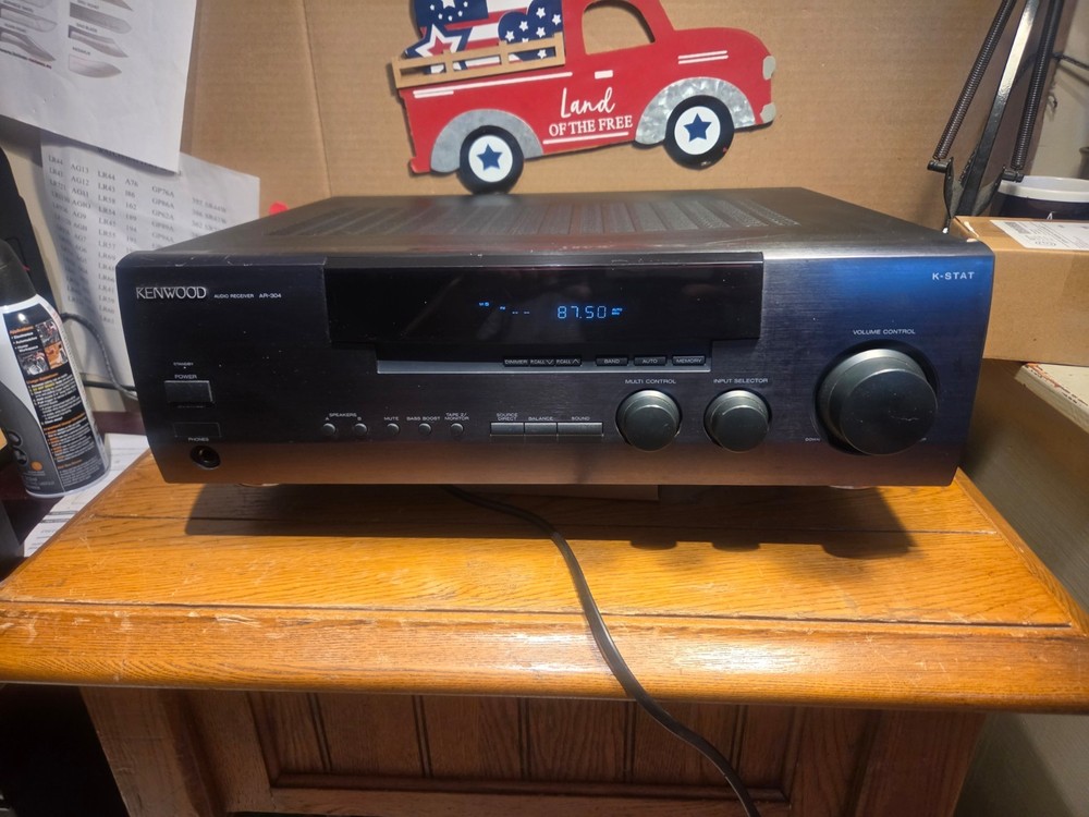 PRE-OWNED KENWOOD AR-304 RECEIVER – K-STAT- 100/WPC TESTED GOOD
