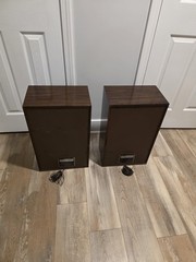 Zenith Allegro 3000 stereo speaker pair vintage 1970s excellent condition