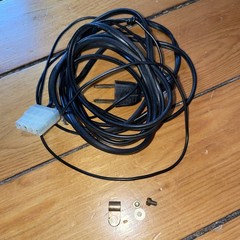 Dual 1218 Vintage Stereo Turntable Parting out- Power Cord / Ground Wire Assembl