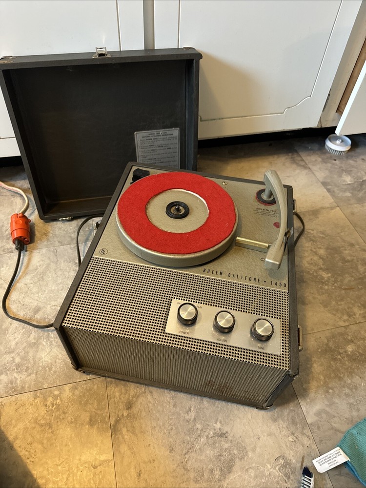 VTG Rheem Califone Record Player POWER TESTED! 1450