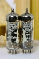 1961 NOS MULLARD ECH83 6DS8 ECH81 6AJ8 MATCHED PAIR TUBES 2 TUBES PER BID