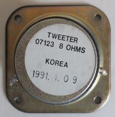 vintage Realistic 1½” cone tweeter 07123 for Minimus 26, other speakers c.1990