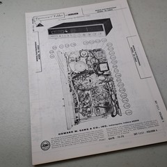 MORSE/ELECTROPHONIC TR-1000A Manual 1973 Photofact Illustrated Service