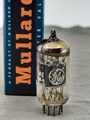 (1) NOS Mullard GE 12AX7A ECC83 Tube I63 B1B4 Blackburn UK 1961 Tests NOS TV-7BU