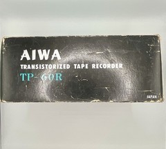 Aiwa TP-60R Tape Recorder – Vintage 1965 – Very Rare – WORKING – Read Desc