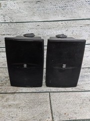 Pair Yamaha NS-AW1 Two-Way Indoor/Outdoor Black Speakers