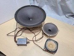 VTG Speakers Set Of 3, UTAH 12″, Jensen 6″ & Lafayette 4″, w/ Jensen XN-640