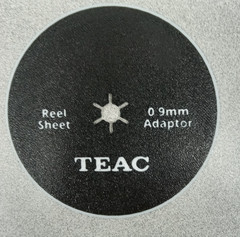 Four TEAC REEL TO REEL Adjusting Sheet Spacers Adaptors 0.9mm – New