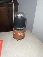 Vintage Tung-Sol 6SU7GTY Vacuum Tube Brown Base Black Glass Aged 48 Hrs Untested