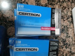 Blank Audio Recording Cassette Tapes D 30 Minutes Certron, Lot Of 25