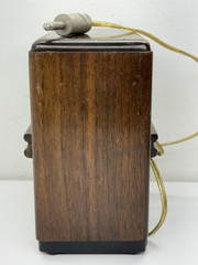 Vintage Webster Electric Teletalk Wood Intercom Remote Speaker Cabinet Station