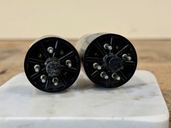 Pair Matched RCA GZ34 5AR4 Tubes Copper Lined Plates TV7 TESTED Near NOS LEVELS