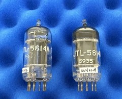 Two Tung Sol 5814A Tubes / 1959 / NOS IN BOX / Amplitrex Tested 💪 /12AU7 ECC82