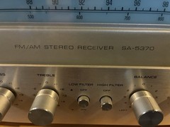 Vintage Technics SA-5370 Stereo Receiver – Working – Read Description